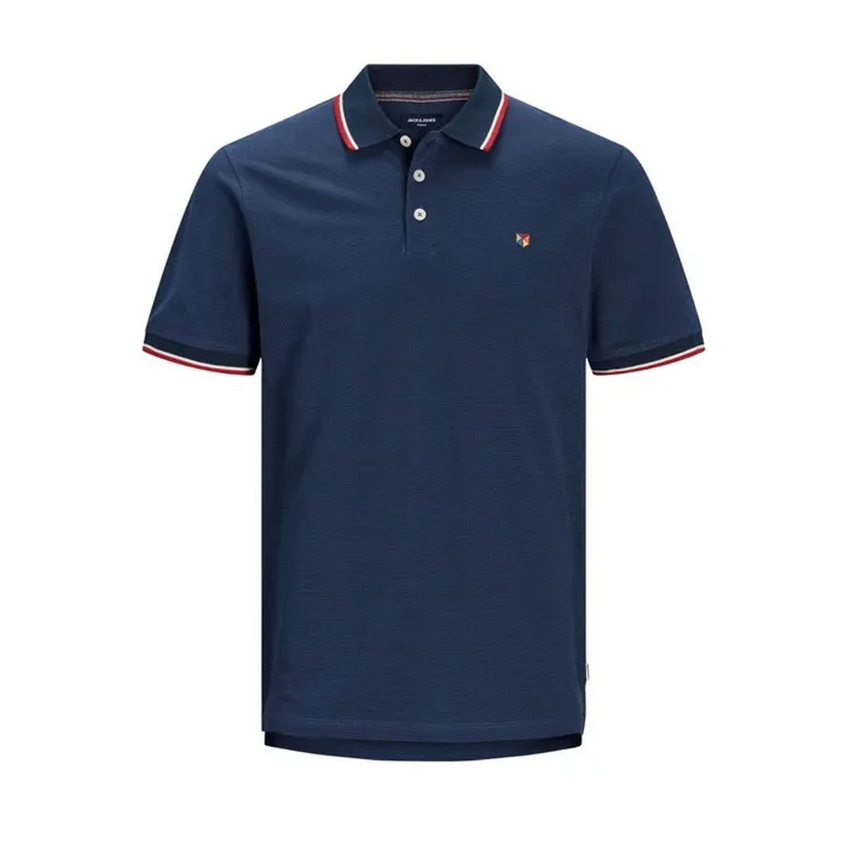 Jack&Jones Plus Erkek Polo Yaka Kısa Kol T-Shirt - Minimalist Tasarım