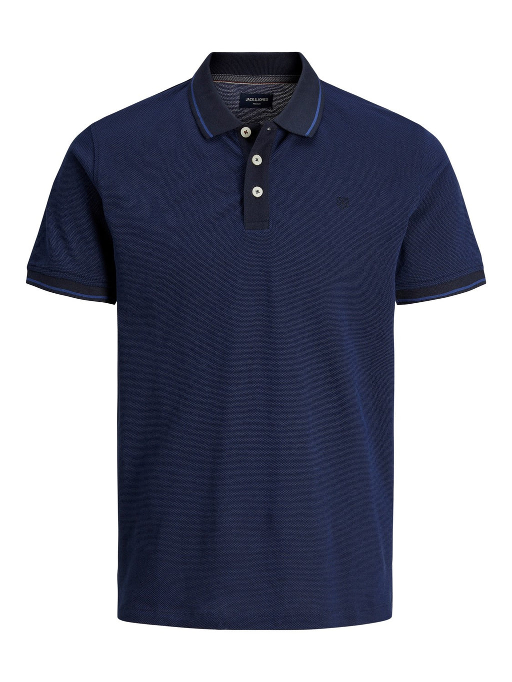 Jack&Jones Plus Erkek Polo Yaka Kısa Kol T-Shirt - Minimalist Tasarım