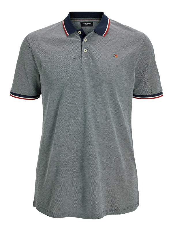Jack&Jones Plus Erkek Polo Yaka Kısa Kol T-Shirt - Minimalist Tasarım