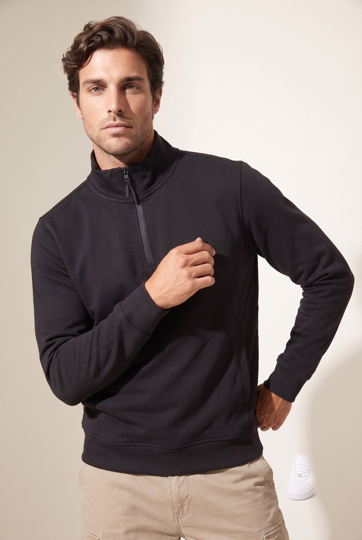 JSCO Erkek Dik Yaka 3 İplik SG Sweatshirt Sweat JS6206