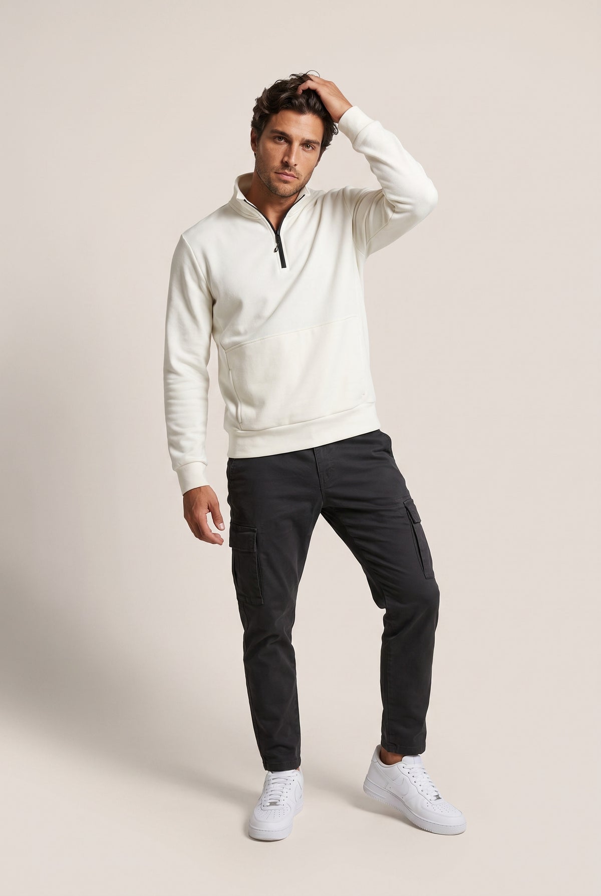 JSCO Erkek Dik Yaka 3 İplik SG Sweatshirt Sweat JS6206