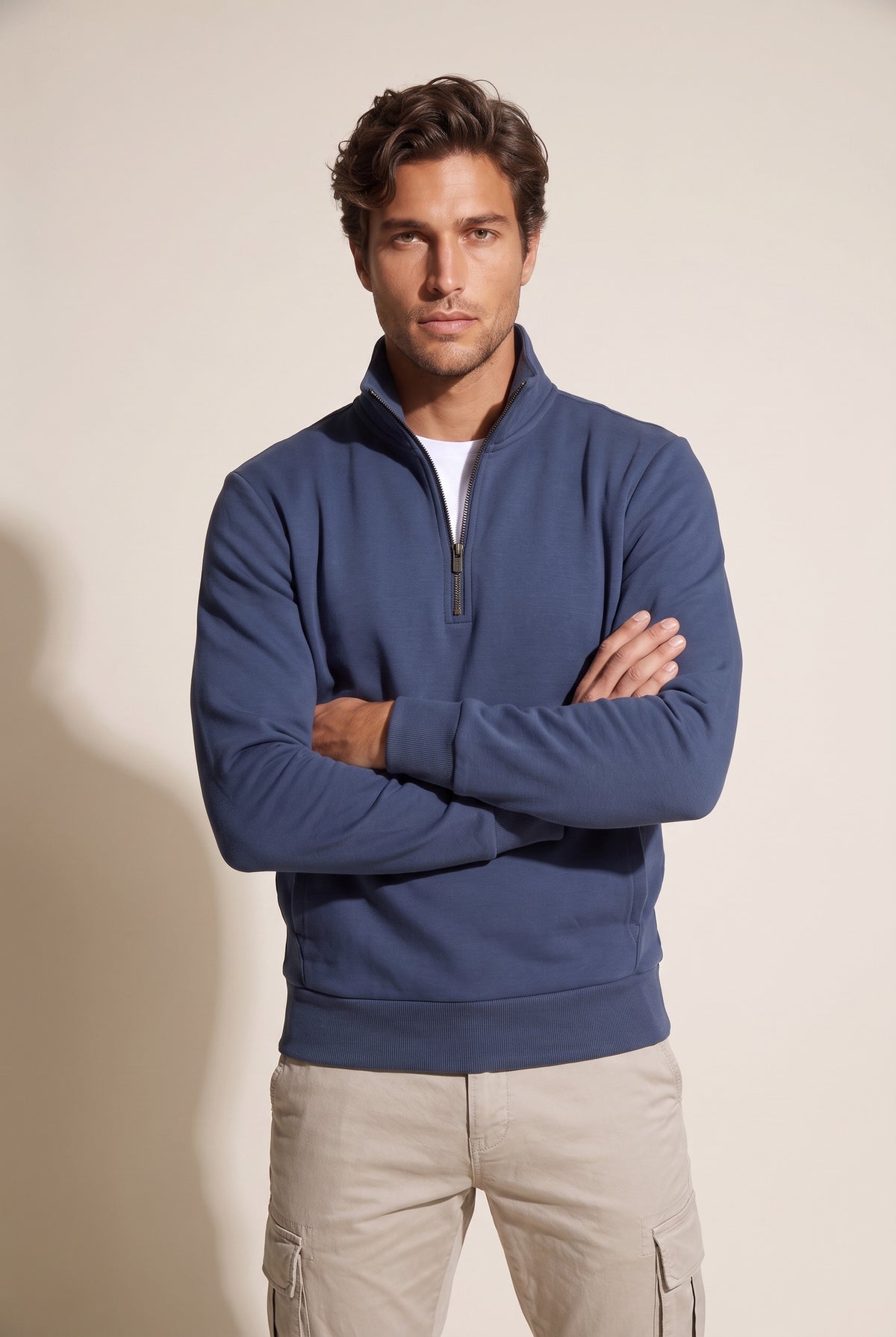 JSCO Erkek Dik Yaka 3 İplik SG Sweatshirt Sweat JS6206