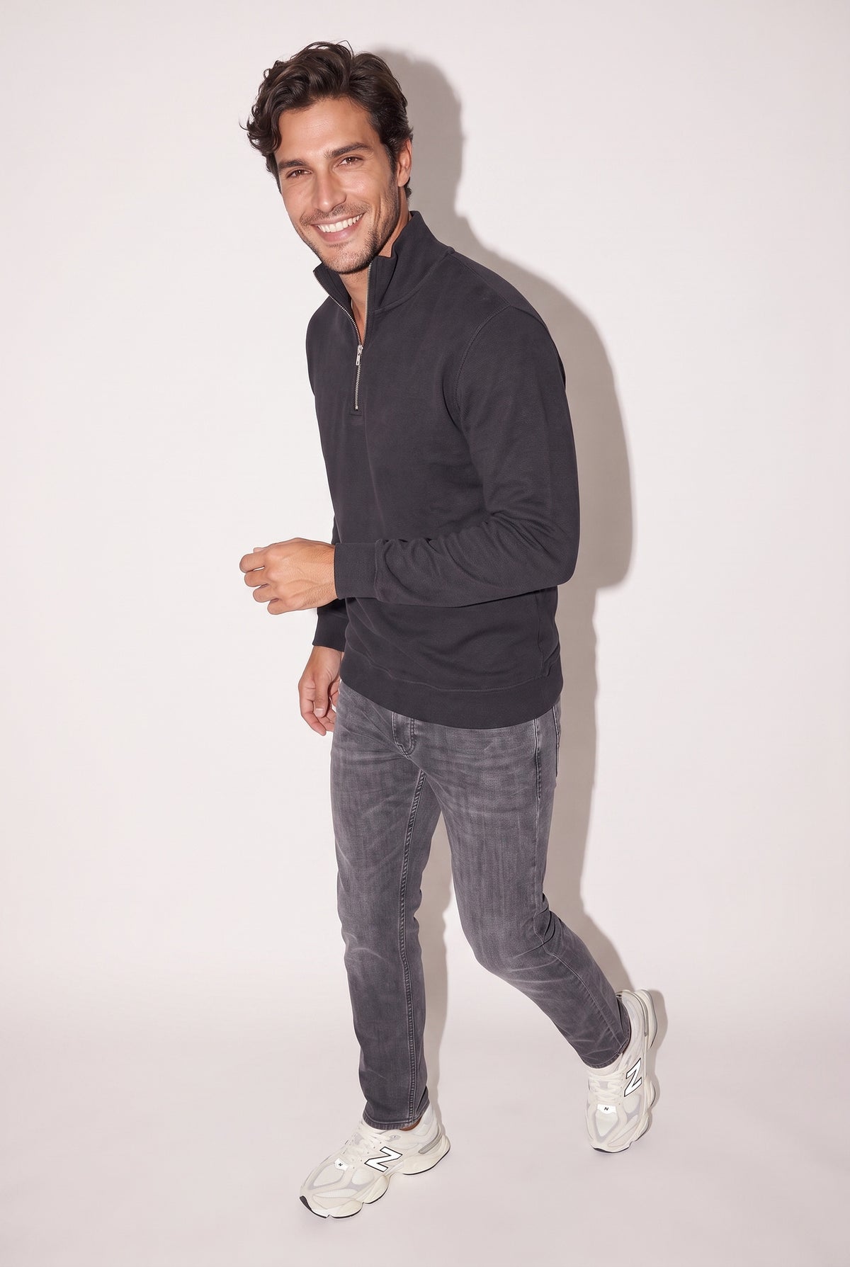 JSCO Erkek Dik Yaka 30/3 SLK Sweatshirt Sweat JS6208