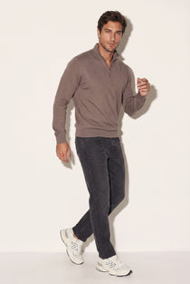 JSCO Erkek Dik Yaka 30/3 SLK Sweatshirt Sweat JS6208