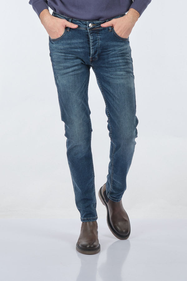 JSCO Erkek Slim Fit Jean Pantolon - Günlük Stil