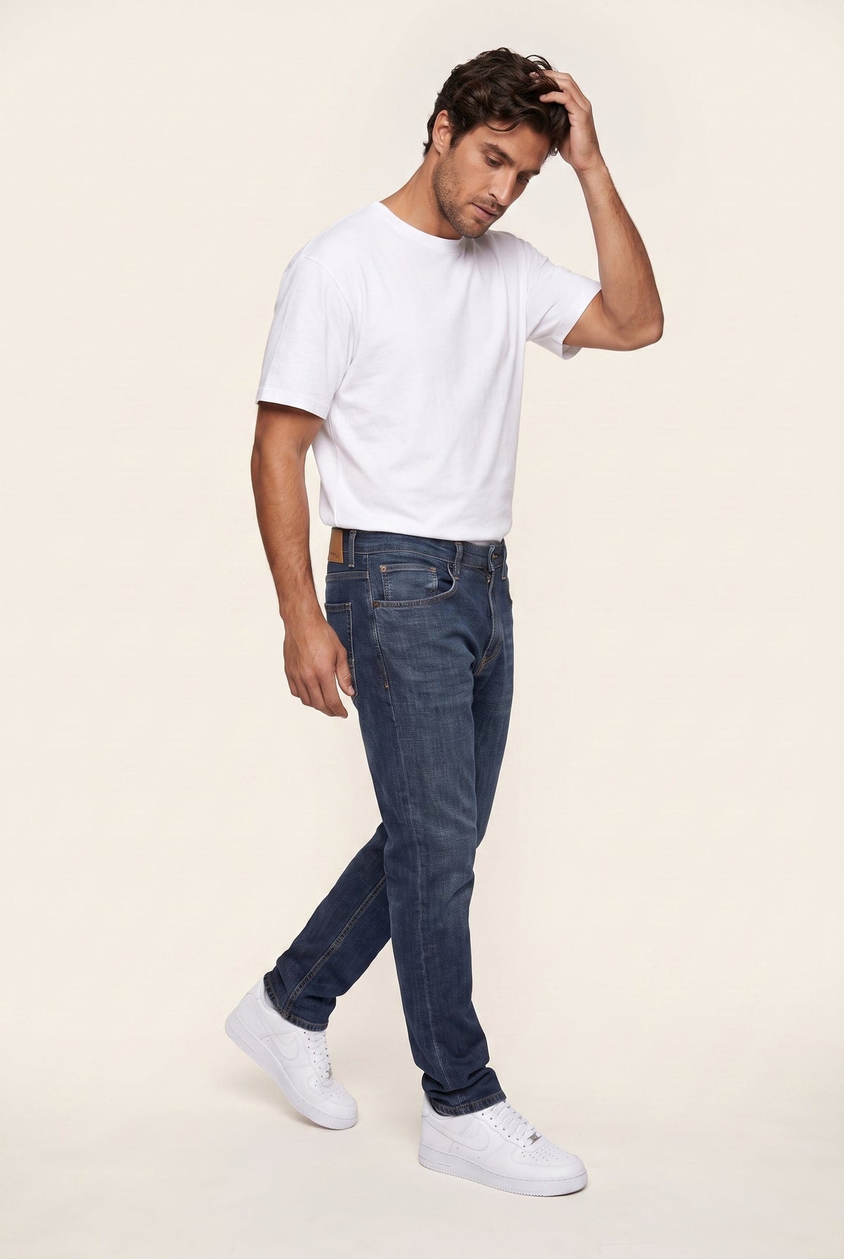 JSCO Erkek Texas Yüksek Bel Fermuarlı Boru Paça Jean Pantolon JS4400-F14