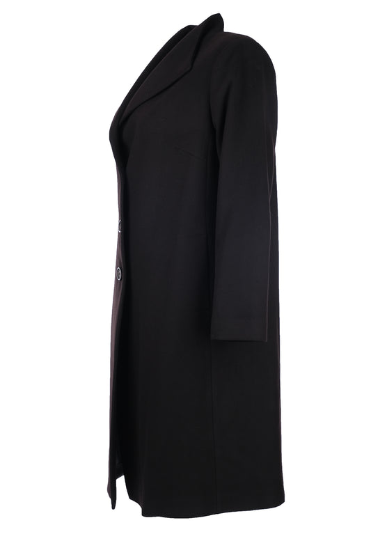 büyük beden düğmeli kaşe kaban Gala-Xi