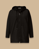 Gala-xi Kadın Oversize Kapüşonlu Minimalist Ceket - Günlük Kullanım