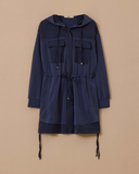 سترة بغطاء رأس مزدوجة الطبقات