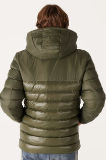 Wrangler Erkek Oversize Kapüşonlu Şişme Mont - Günlük Kışlık