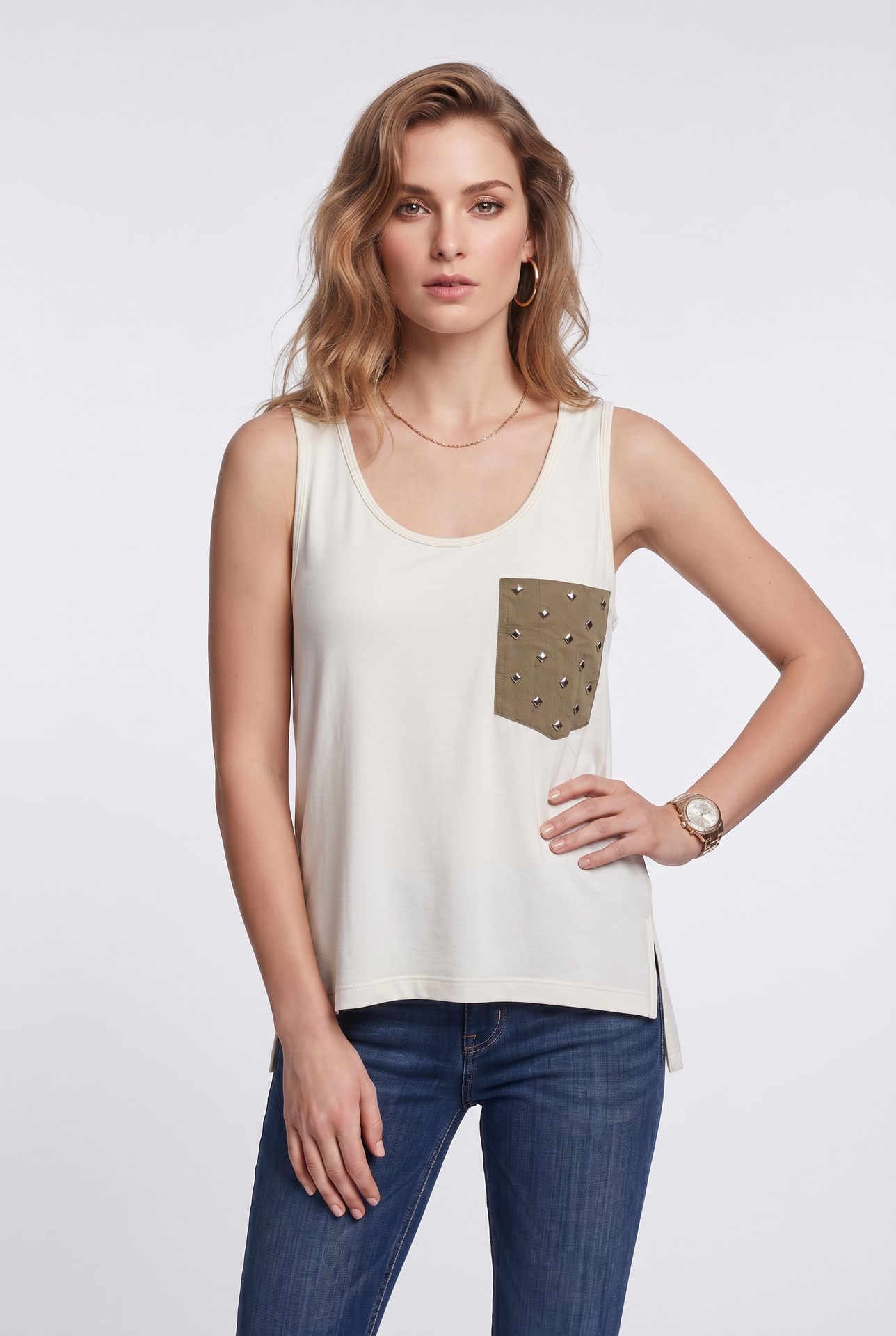 Kasha Kadın T-Shirt 26YT024 Ana görsel