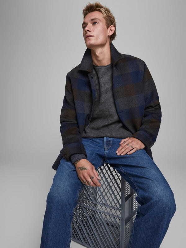 Jack&Jones Minimalist Erkek Kazak - Uzun Kol - Regular Fit