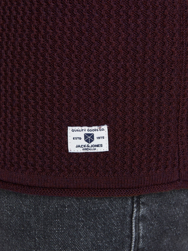 Jack&Jones Minimalist Erkek Kazak - Uzun Kol - Regular Fit