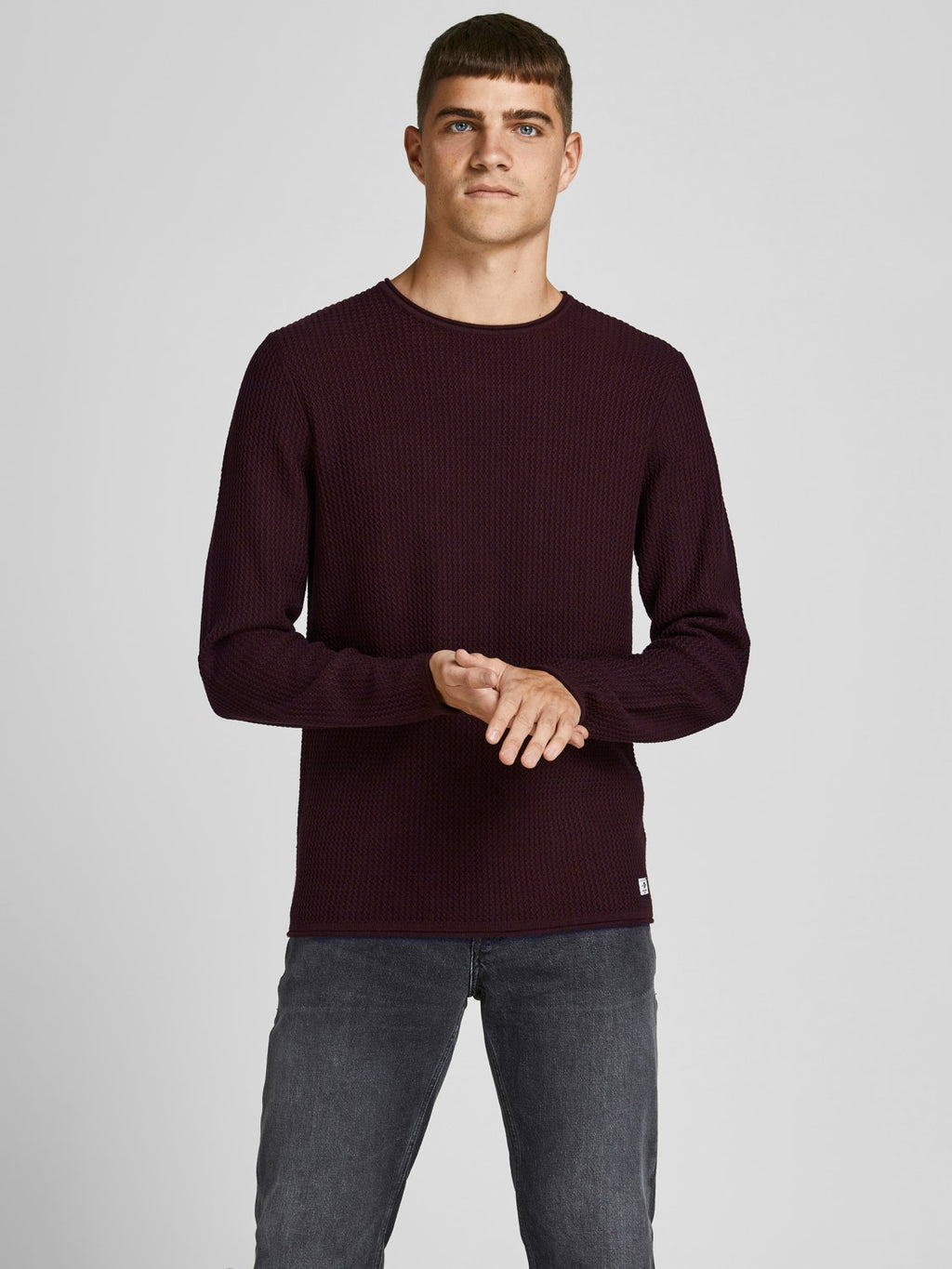 Jack&Jones Minimalist Erkek Kazak - Uzun Kol - Regular Fit