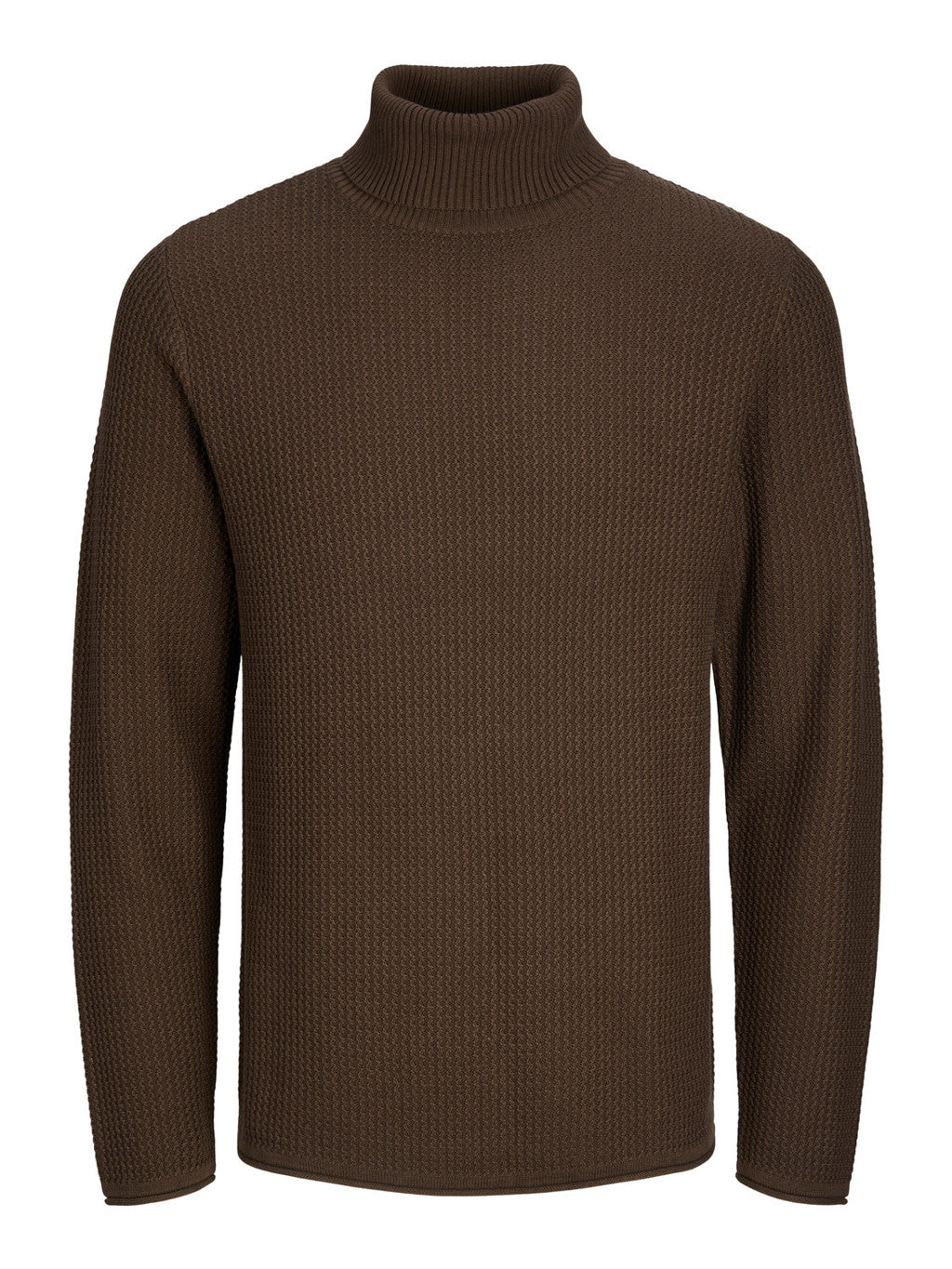 Jack&Jones Erkek Minimalist Boğazlı Uzun Kol Kazak - Oversized Fit