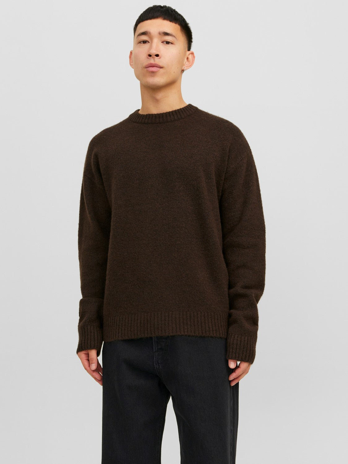 Jack&Jones Oversize Yuvarlak Yaka Erkek Kazak - Minimalist Günlük Stil - Hemen Al! Translation missing: tr.content.product_image_main