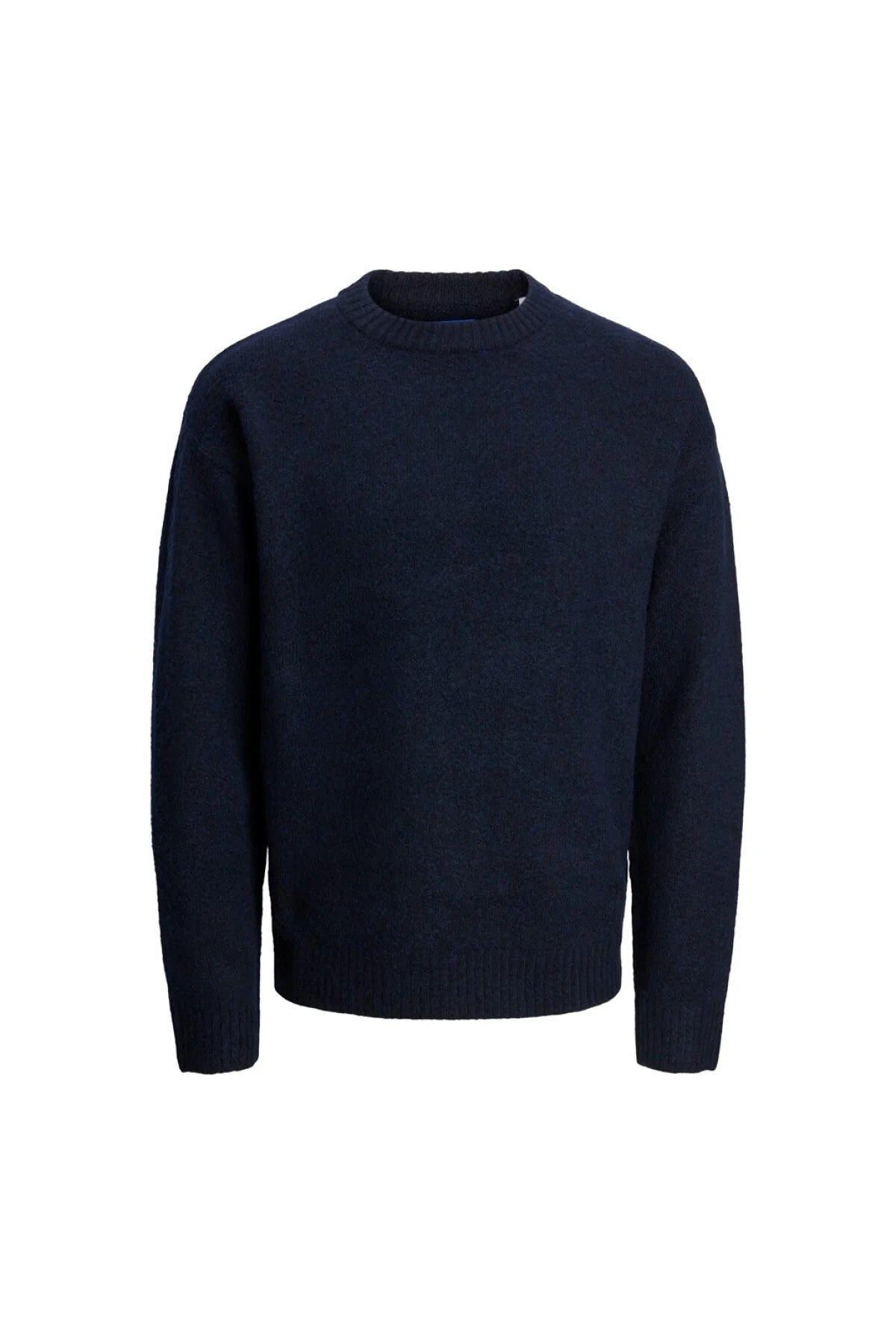 Jack&Jones Oversize Yuvarlak Yaka Erkek Kazak - Minimalist Günlük Stil - Hemen Al!