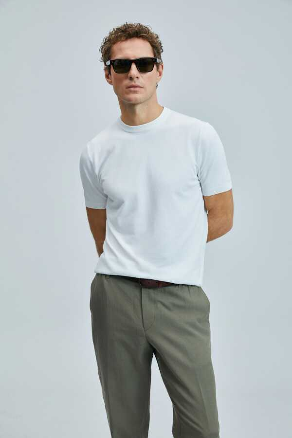 Lufian Minimalist Regular Fit Kısa Kol Erkek T-Shirt - Günlük Şıklık