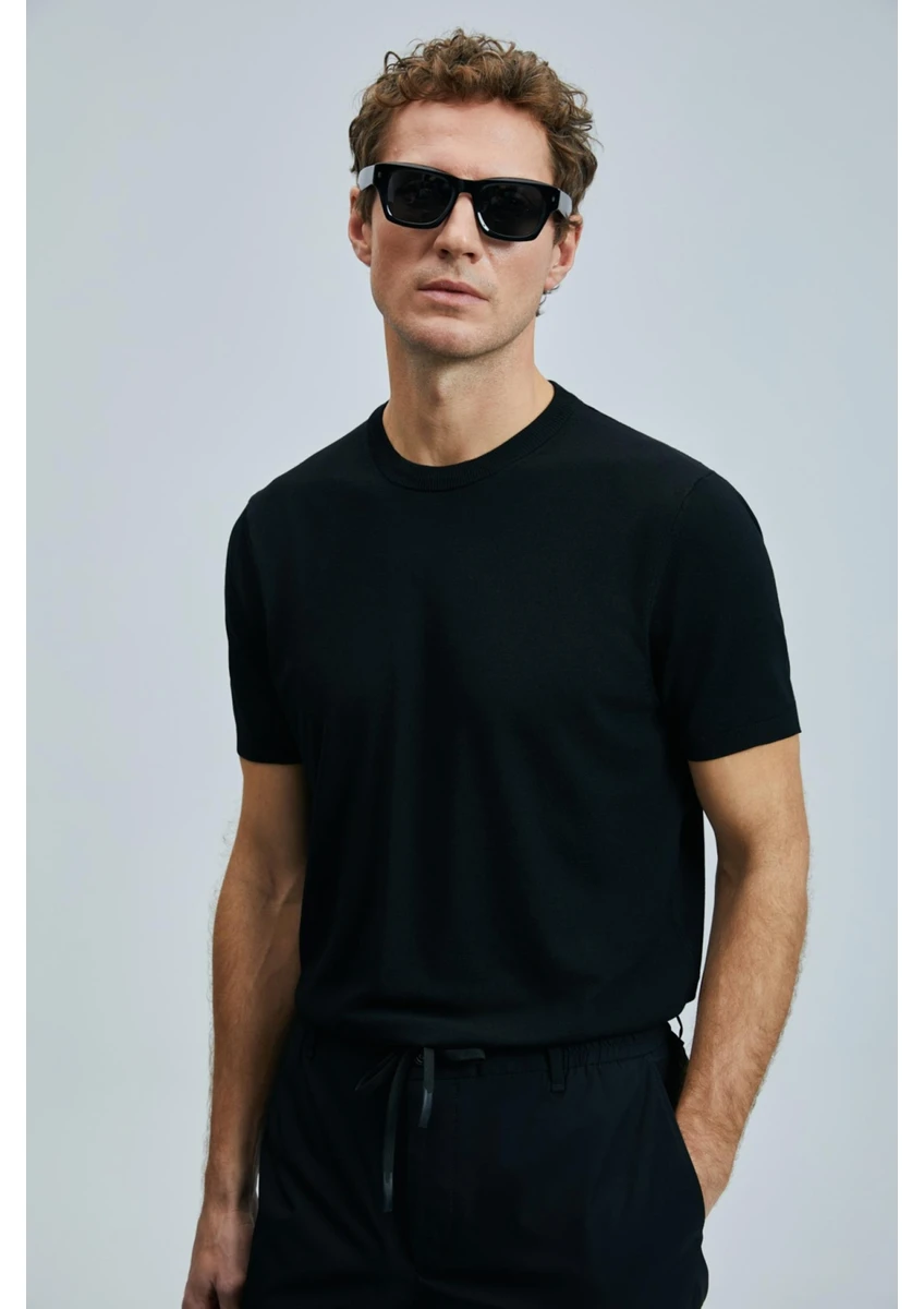 Lufian Minimalist Regular Fit Kısa Kol Erkek T-Shirt - Günlük Şıklık