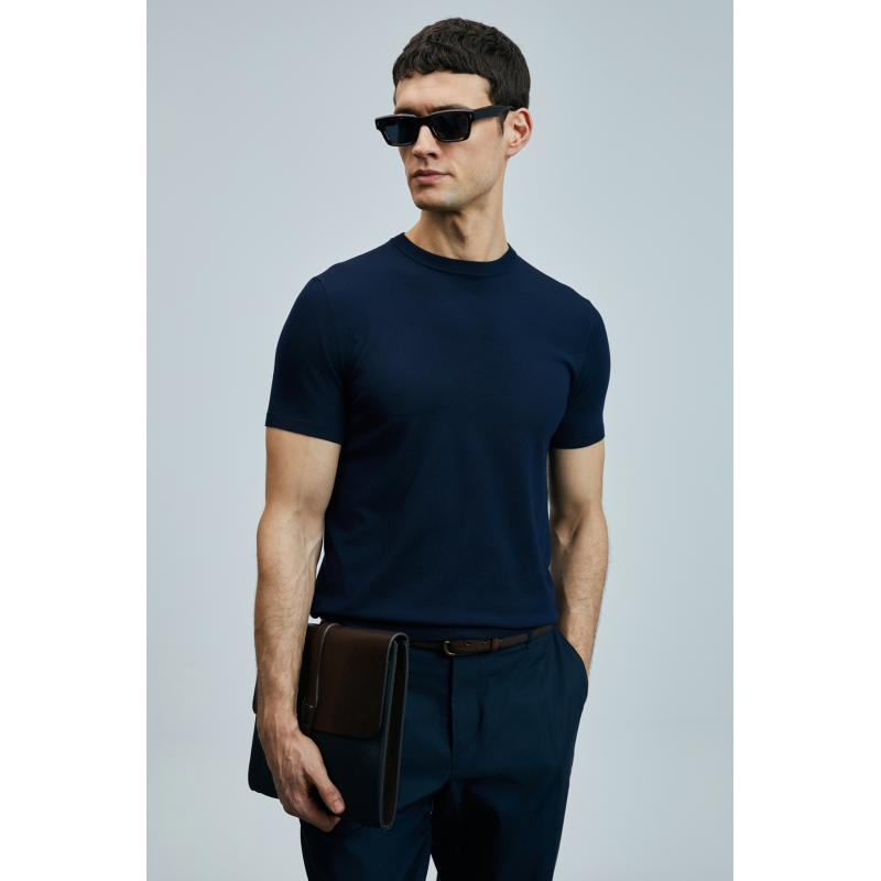 Lufian Minimalist Regular Fit Kısa Kol Erkek T-Shirt - Günlük Şıklık
