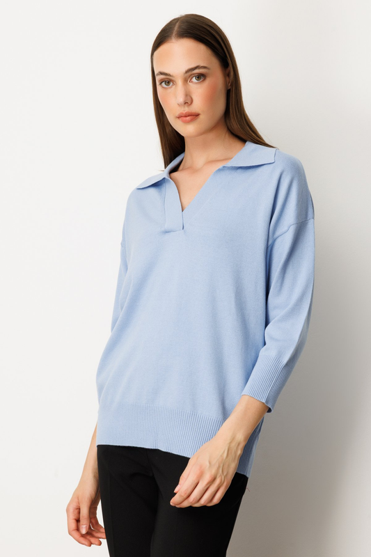 سترة محبوكة بأكمام من تروفاكار