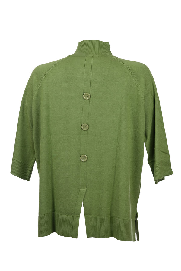 On Oversize 3/4 Kol Minimalist Kadın Kazak - Günlük Şıklık
