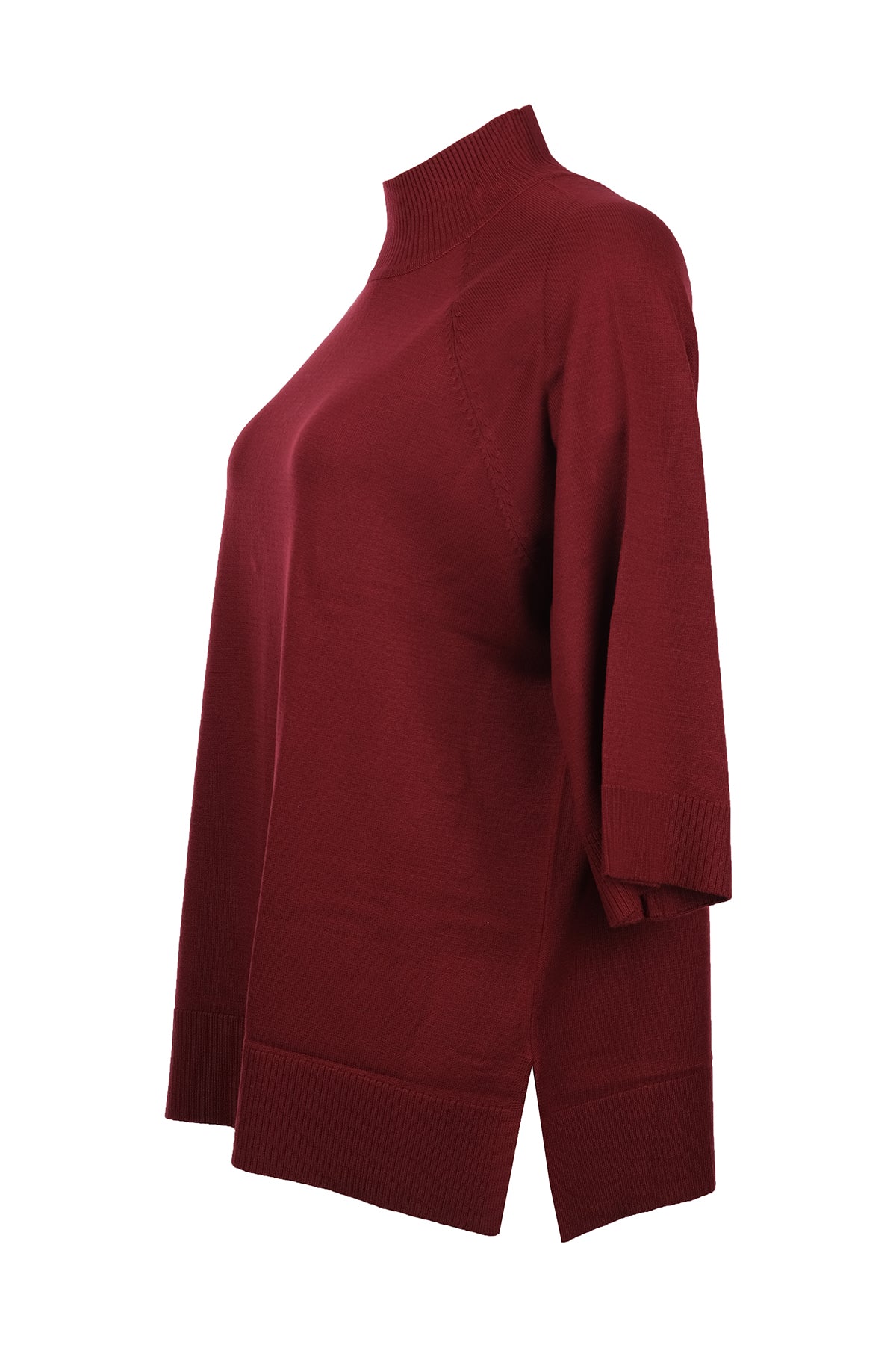 On Oversize 3/4 Kol Minimalist Kadın Kazak - Günlük Şıklık