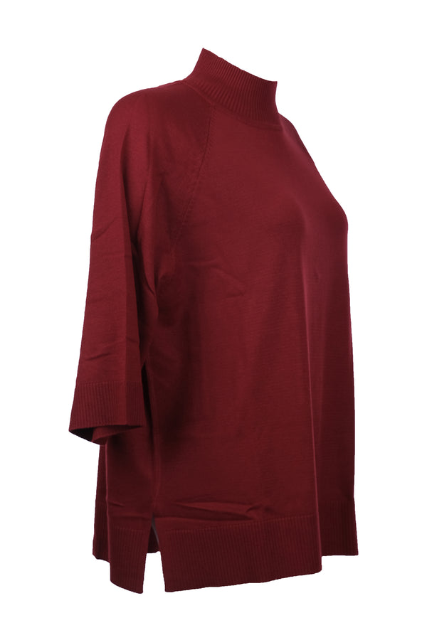 On Oversize 3/4 Kol Minimalist Kadın Kazak - Günlük Şıklık