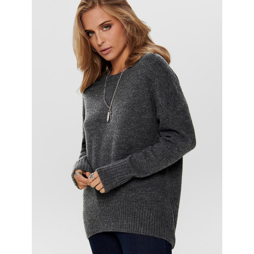 Only Oversize Minimalist Kadın Kazak - Uzun Kol, Rahat Kesim
