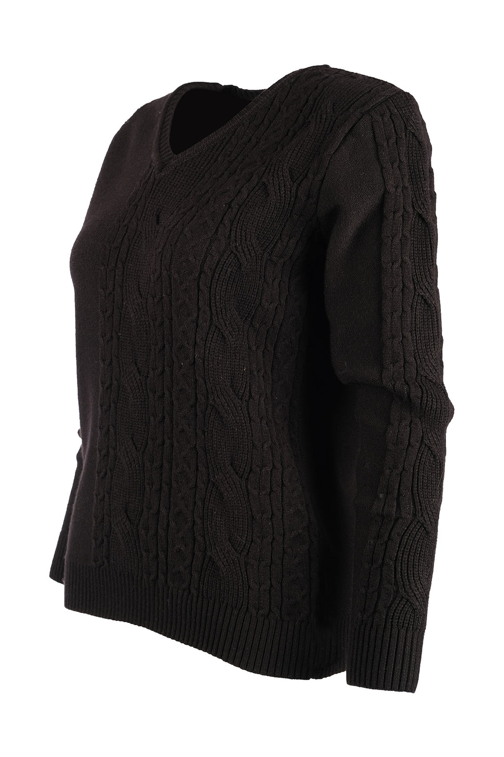 Vedi Kadın V Yaka Oversize Minimalist Kazak - Rahat ve Şık