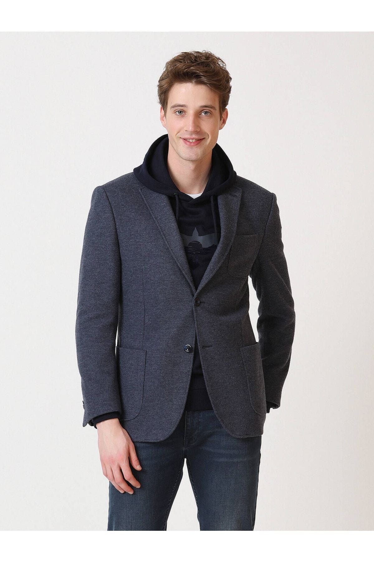 Kip Minimalist Erkek Ceket - Regular Fit Günlük Blazer - CK-2009 Ana görsel