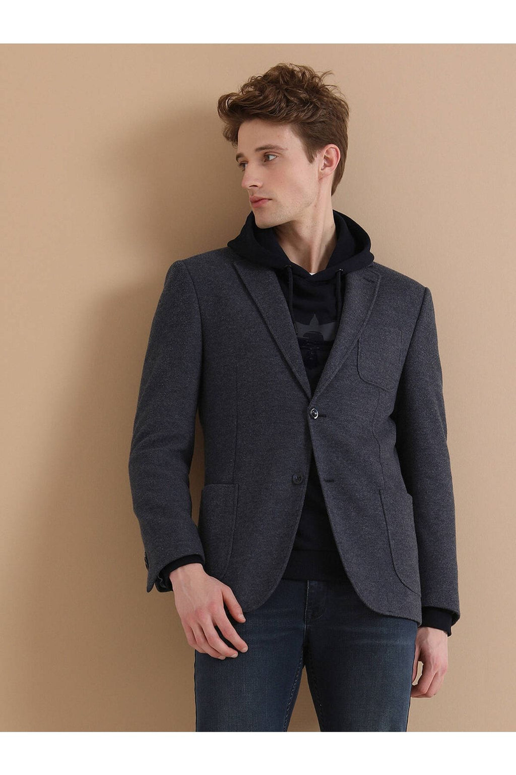 Kip Minimalist Erkek Ceket - Regular Fit Günlük Blazer - CK-2009