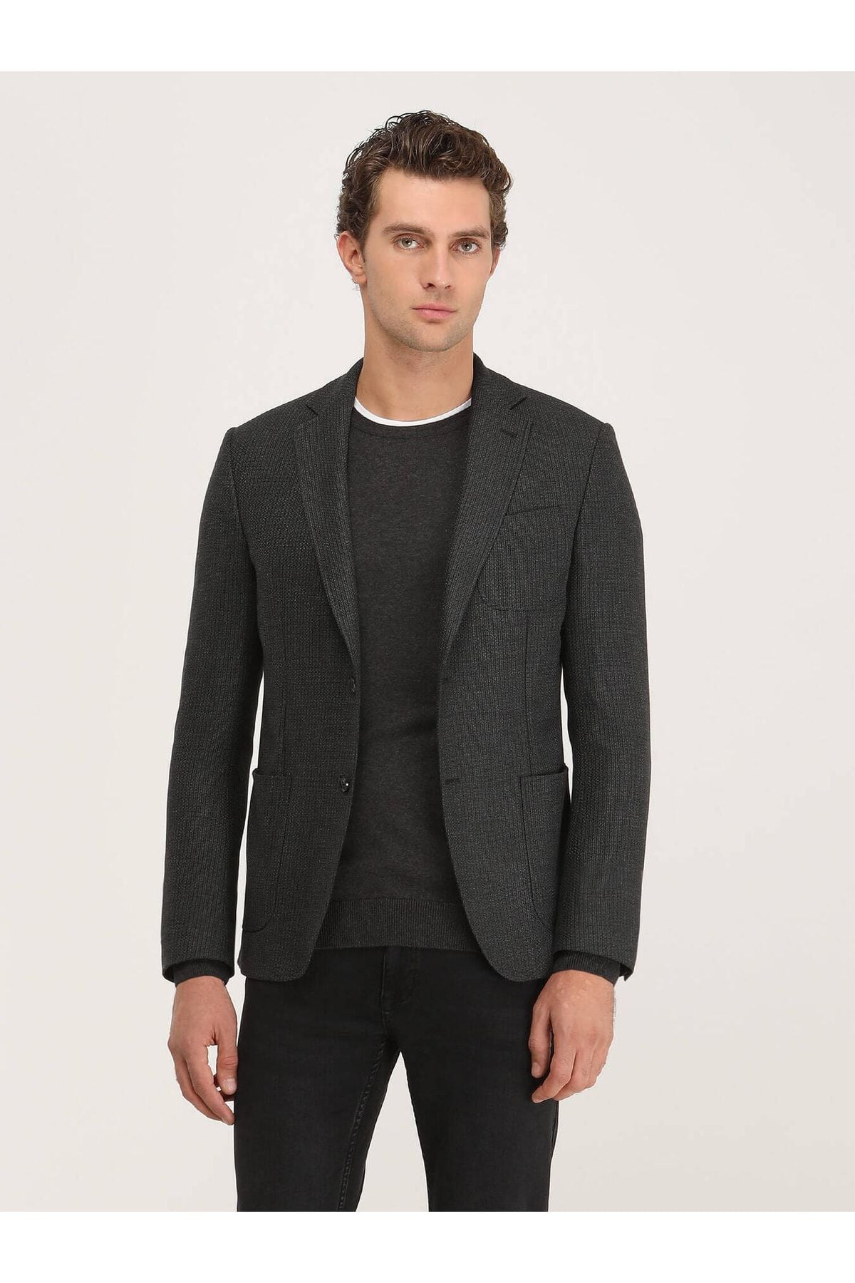 Kip CK-2110 Minimalist Regular Fit Erkek Ceket - İnce Çizgili