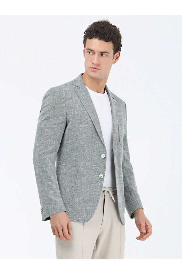 Kip Minimalist Regular Fit Erkek Keten Ceket CK-2216 - Günlük ve Şık