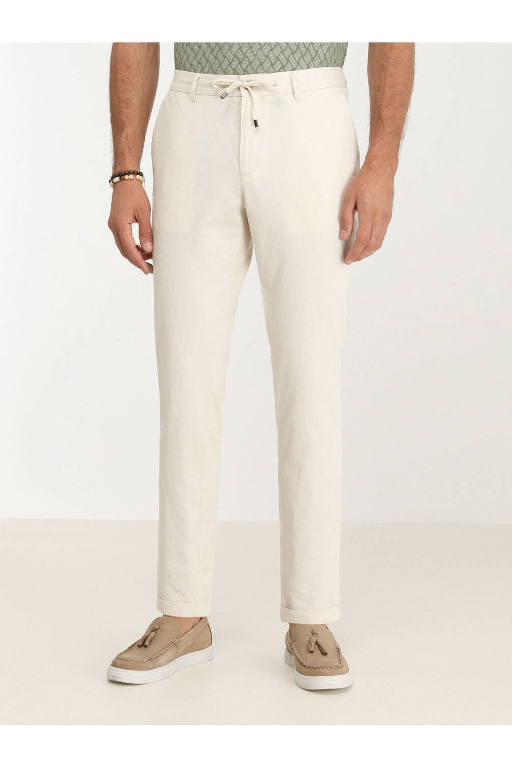 Kip Erkek Regular Fit Keten Pantolon - Minimalist Stil - PANT-2482