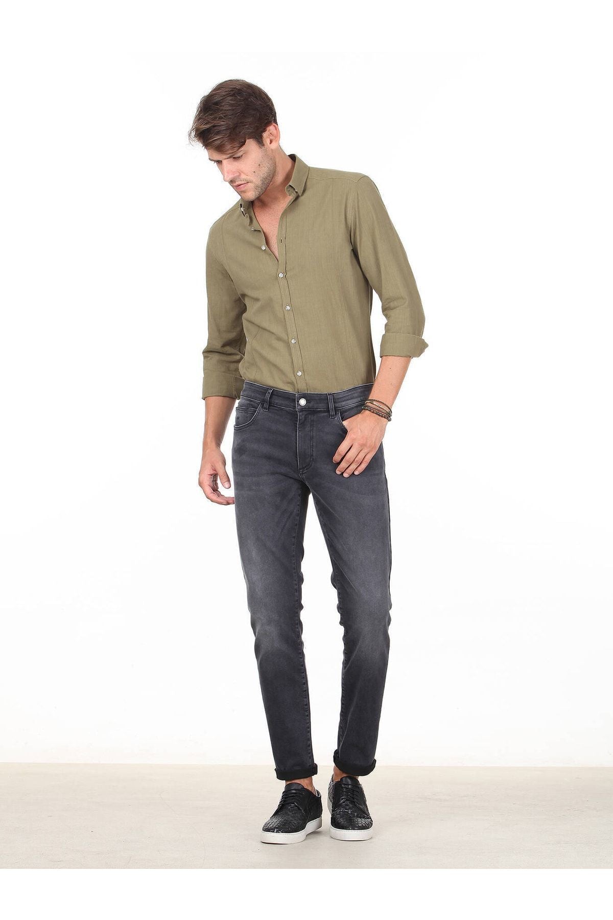 Kip Erkek Slim Fit Jean Pantolon - Minimalist Günlük Tarz Ana görsel