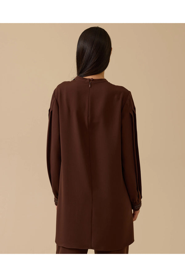 kol detaylı tunik Scl