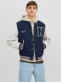 Jack&Jones Oversize Vintage Erkek Beyzbol Mont - Günlük Stil