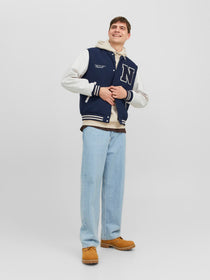 Jack&Jones Oversize Vintage Erkek Beyzbol Mont - Günlük Stil