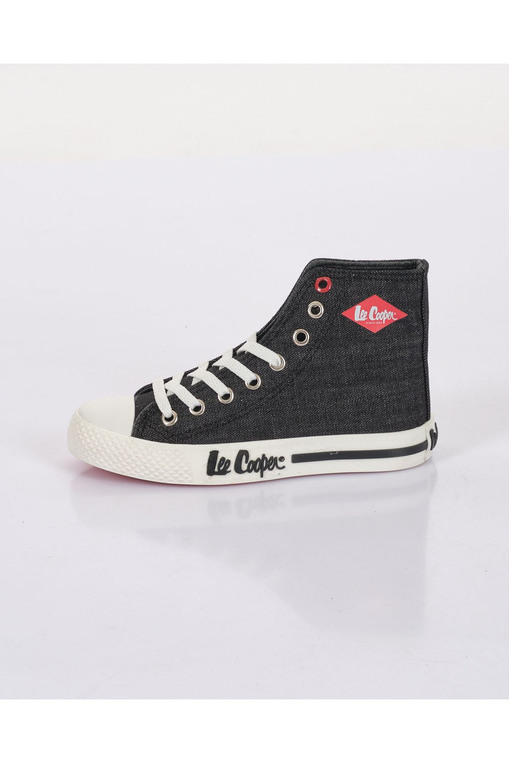 Lee Cooper Kadın Denim Sneaker Ayakkabı - Yüksek Bilekli, Minimalist Streetwear