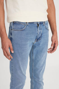 Lee Erkek Slim Fit Normal Bel Dar Paça Denim Kot Pantolon Jean