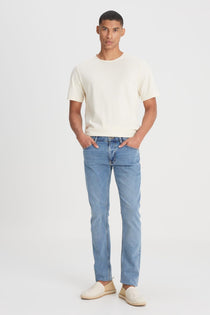 Lee Erkek Slim Fit Normal Bel Dar Paça Denim Kot Pantolon Jean