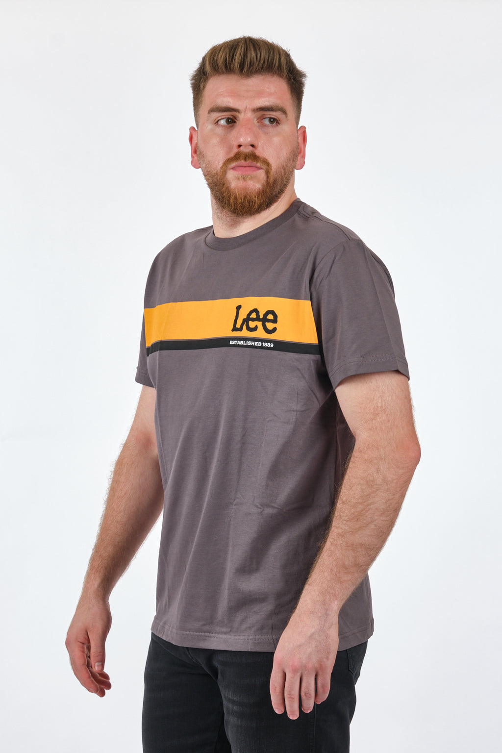 Lee Erkek Minimalist Kısa Kol T-Shirt - Günlük Stil