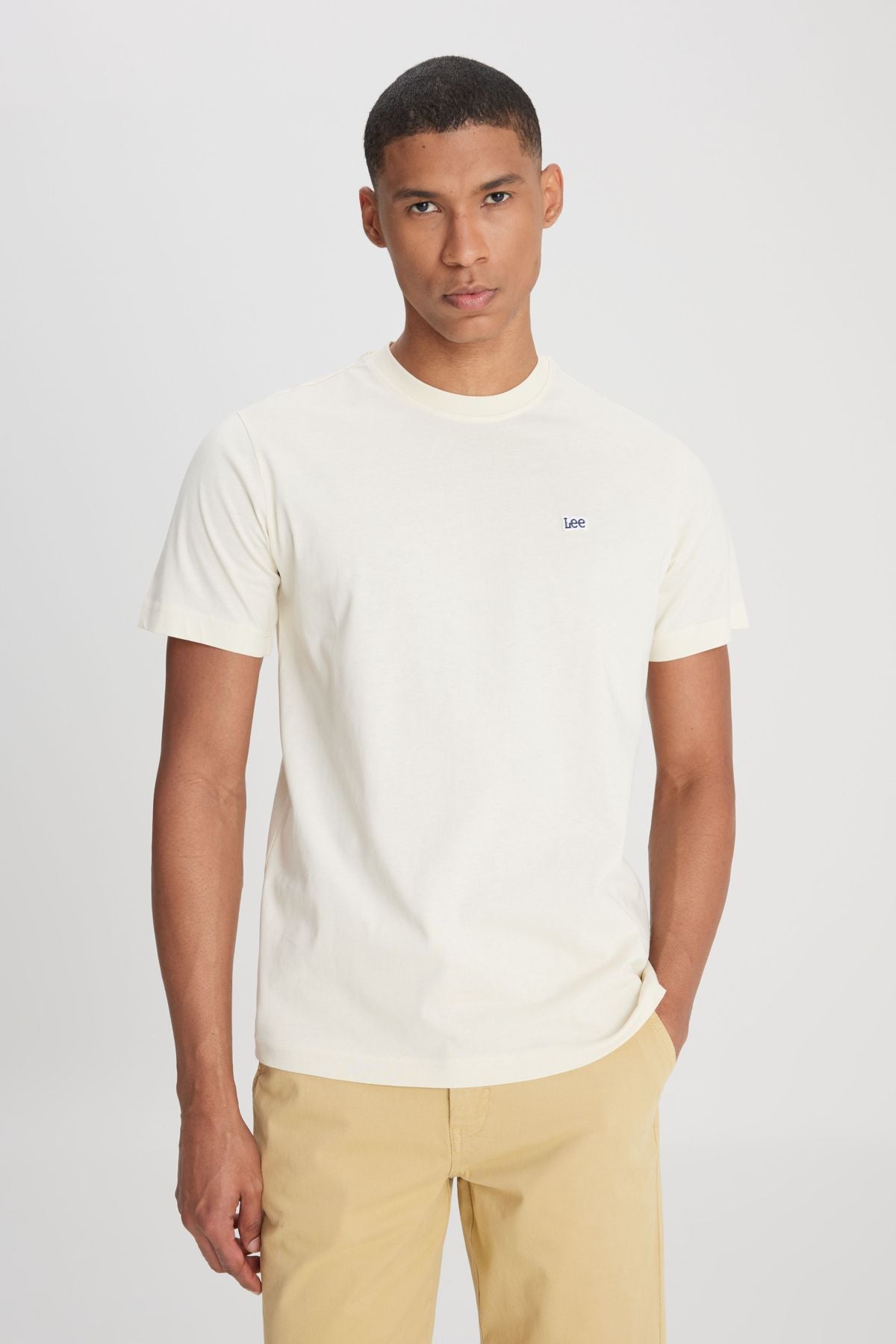 Lee Erkek Minimalist T-Shirt - Regular Fit - Kısa Kol - Günlük Translation missing: ar.content.product_image_main