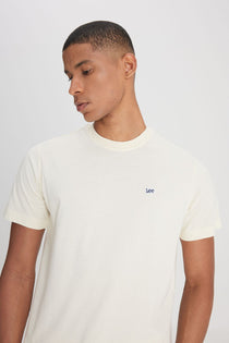 Lee Erkek Minimalist T-Shirt - Regular Fit - Kısa Kol - Günlük