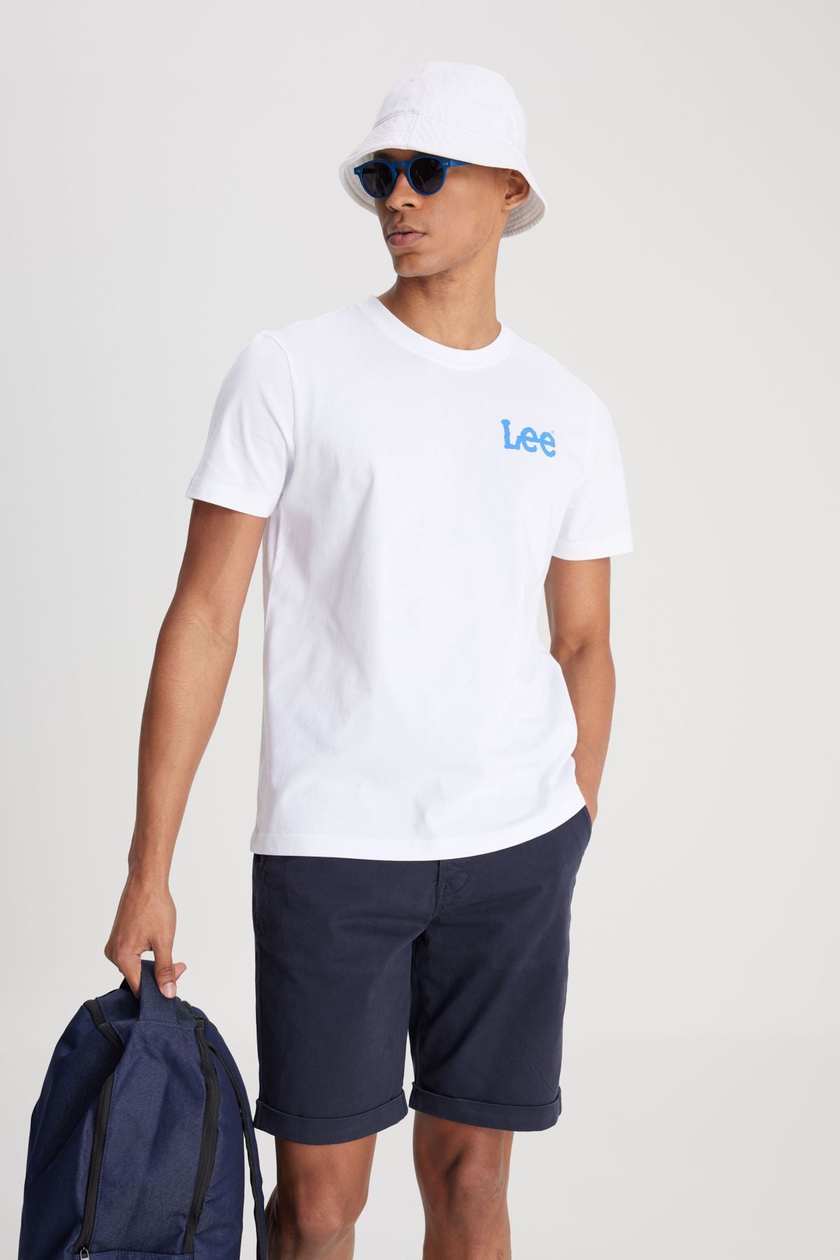 Lee Minimalist Erkek T-Shirt - Kısa Kol Yuvarlak Yaka Günlük