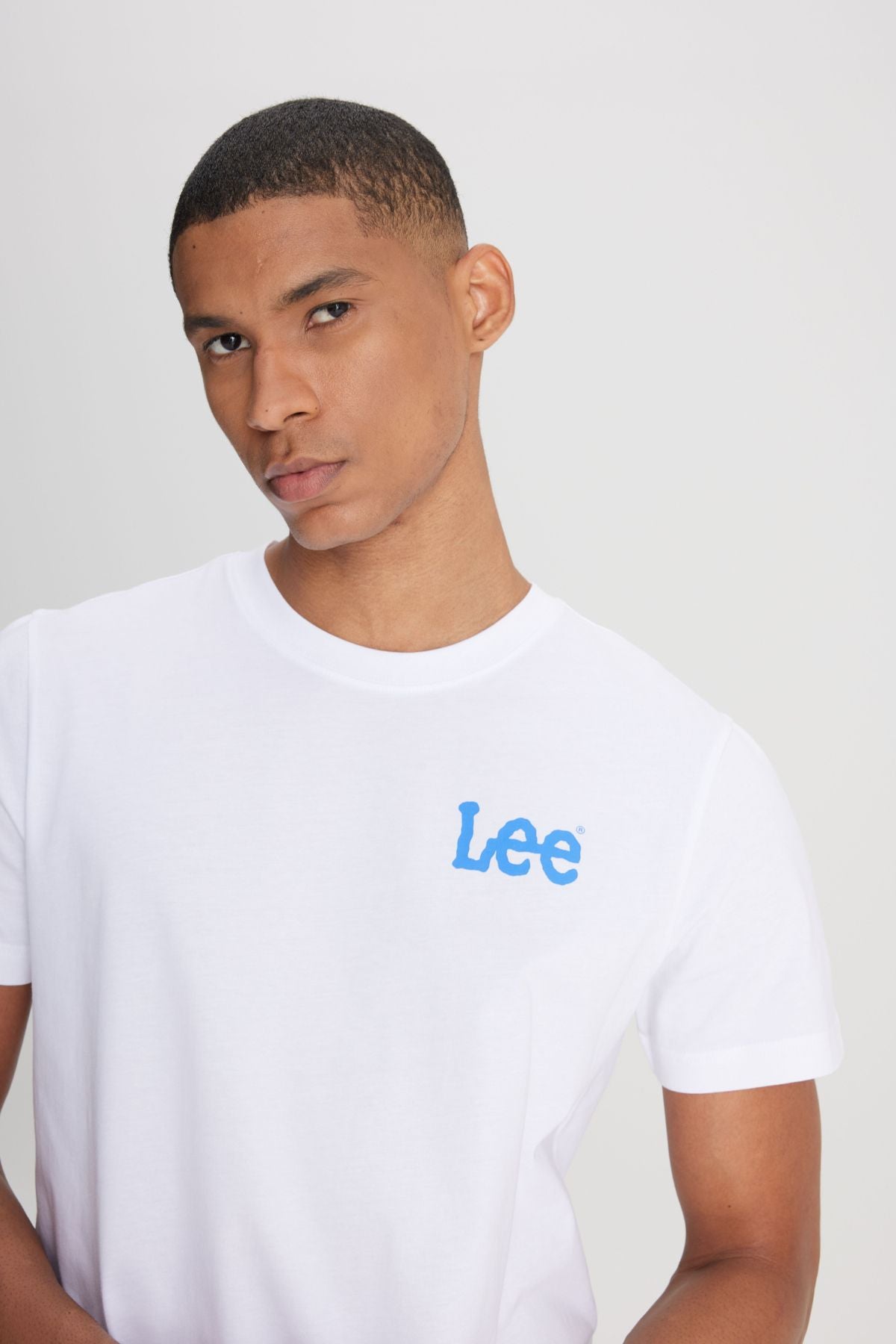 Lee Minimalist Erkek T-Shirt - Kısa Kol Yuvarlak Yaka Günlük