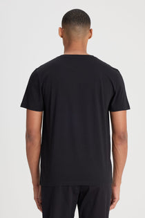 Lee Erkek Minimalist Vintage Kısa Kol T-Shirt - Günlük Stil