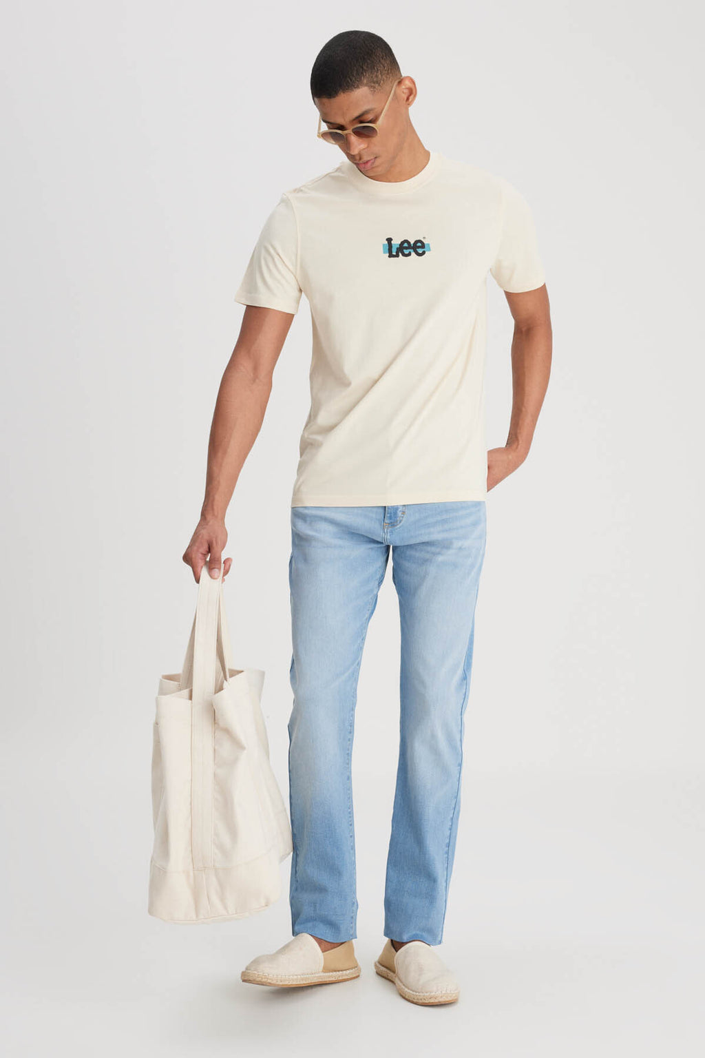Lee Minimalist Kısa Kol Yuvarlak Yaka Erkek T-Shirt - Günlük Kombinleriniz İçin
