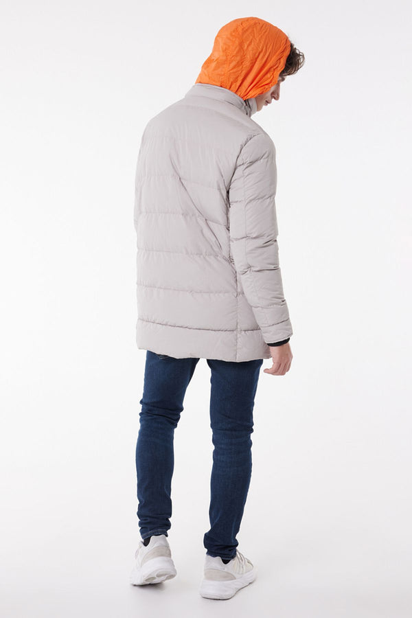 Lee Oversize Erkek Uzun Kışlık Mont - Minimalist Tasarım